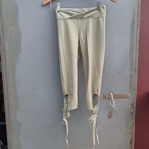 Sage Green Free People Movement Dance Tie Up Leggings XS